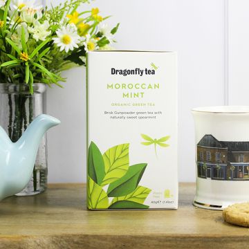 Dragonfly Organic Moroccan Mint Green Tea 20 Bags