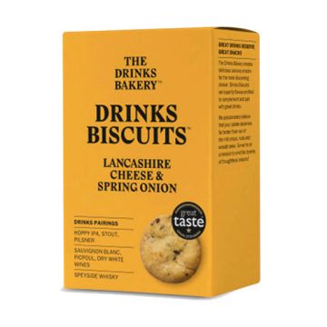 Drinks Bakery Lancashire Cheese & Spring Onion Biscuits 110g