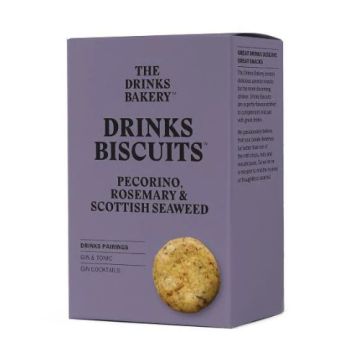 Drinks Bakery Pecorino, Rosemary & Scottish Seaweed Biscuits 110g