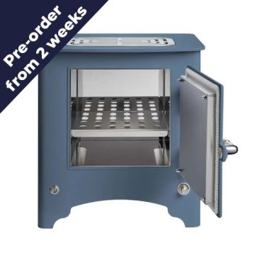 Everhot Electric Stove In Dusky Blue