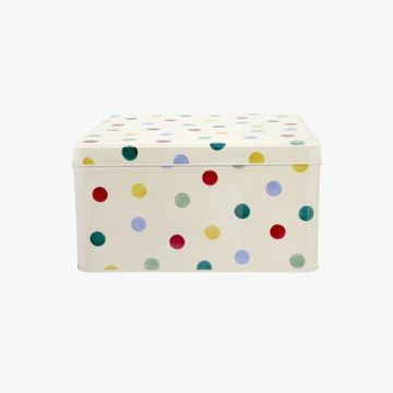 Emma Bridgewater Polka Dot Square Tin Large
