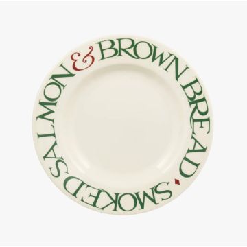 Emma Bridgewater Christmas Toast & Marmalade Smolked Salmon 8 1/2 Inch Plate