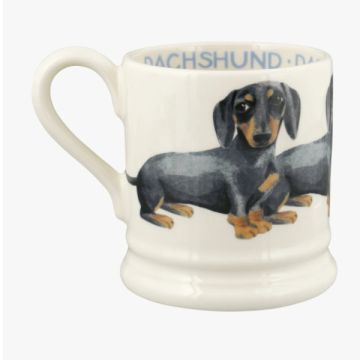 Emma Bridgewater Black & Tan Dachshund 1/2 Pint Mug