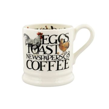 Emma Bridgewater Rise & Shine Eggs & Toast 1/2 Pint Mug