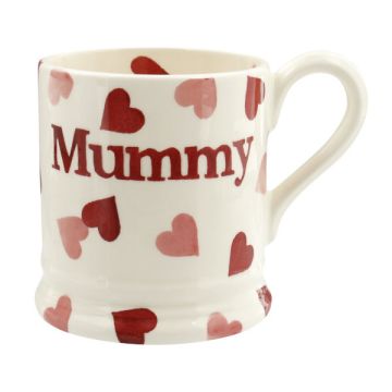 Emma Bridgewater Pink Hearts Mummy 1/2 Pint Mug