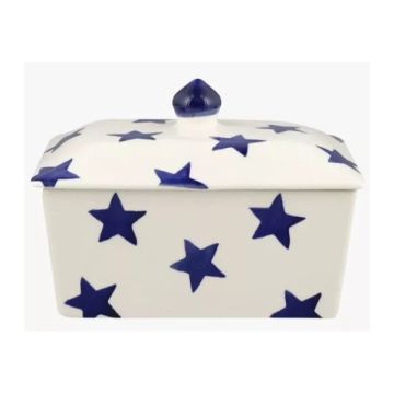 Emma Bridgewater Blue Star Small Butter Dish