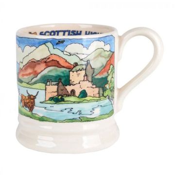 Emma Bridgewater Landscapes Of Dreams Scottish Highlands 1/2 Pint Mug