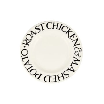 Emma Bridgewater Black Toast Roast Chicken 10 1/2 Inch Plate
