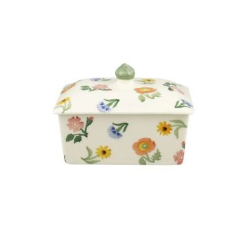 Emma Bridgewater Poppies & Pinks Small Butter Dish