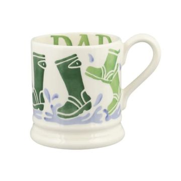 Emma Bridgewater Wellies Dad 1/2 Pint Mug