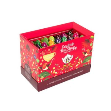 English Tea Shop Red Mini Advent Calendar 25ct