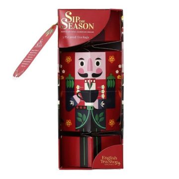 The English Tea Shop Nutcracker Red: Peace - 3 Pyramid Bags