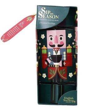 The English Tea Shop Nutcracker Green: Valour - 3 Pyramid Bags