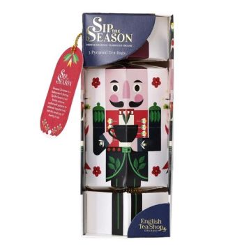 The English Tea Shop Nutcracker White: Joy - 3 Pyramid Bags