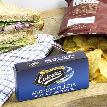 Epicure Anchovy Fillets in Extra Virgin Olive Oil 50g