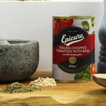 Epicure Italian Chopped Tomatoes with Basil 400g