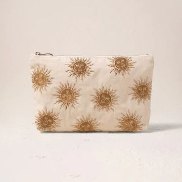 Sun Goddess Cotton Everyday Pouch - Oat
