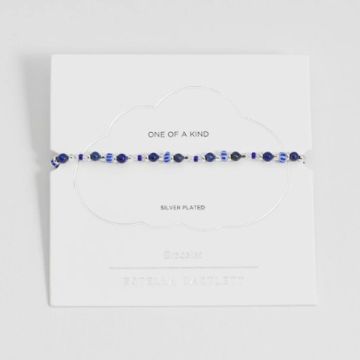 Estella Bartlett Blue Mixed Glass Amelia Bracelet