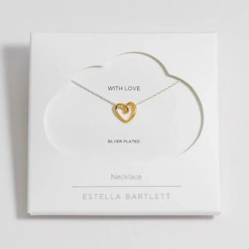 Estella Bartlett Wire Heart Necklace