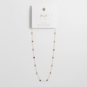 Estella Bartlett Wellness - Tourmaline Paperlink Necklace