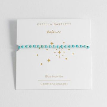 Estella Bartlett Wellness Blue Howlite Amelia Bracelet