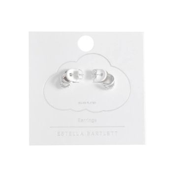 Estella Bartlett Plain And Twist Double Hoop Earrings