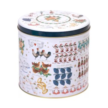 Farmhouse Biscuits 12 Days Of Christmas Barrel Tin 450g