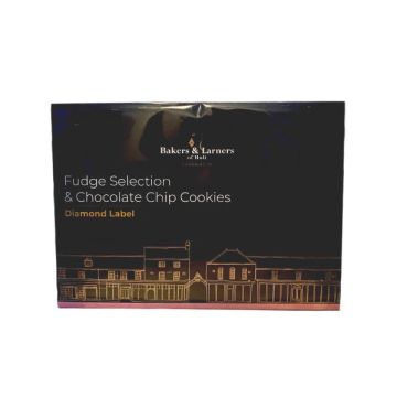 Bakers & Larners Fudge Selection & Choc Chip Cookies Box 280g