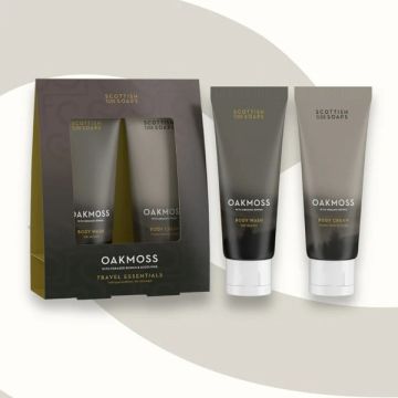Scottish Fine Soaps Oakmoss Travel Essentials 2x75ml