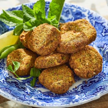 Fieldfare Pea & Mint Fritters