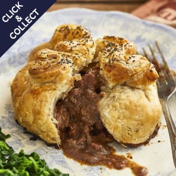 Fieldfare Steak & Stilton Puff Pastry Pie