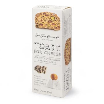 Fine Cheese Co. Toast For Cheese Apricot, Pistachios and Sesame Seeds 100g