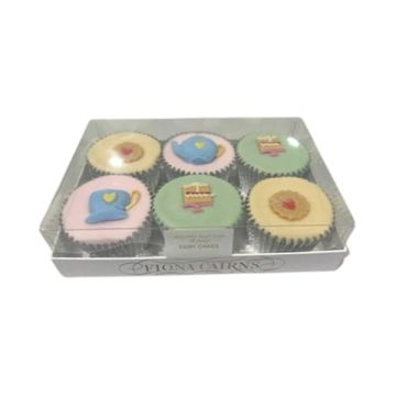 Fiona Cairns Afternoon Tea Fairy Cakes 6 Pack