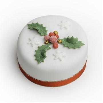Fiona Cairns Christmas Iced Fruit 4 Inch Gift Cake