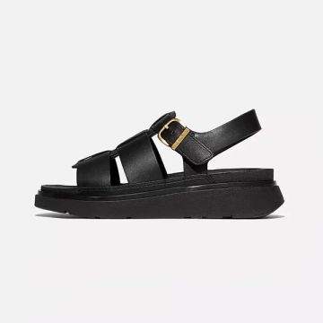 FitFlop Gen-FF Leather Fisherman Sandals 090 All Black 5
