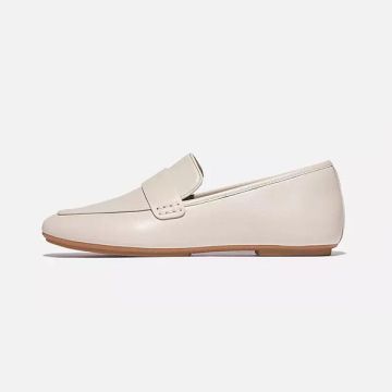 Fitflop Delicato Soft Leather Loafers A99 Paris Beige