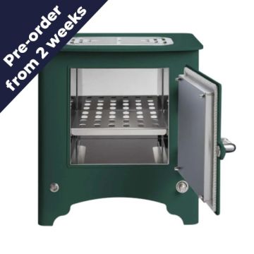 Everhot Electric Stove In Forest Green