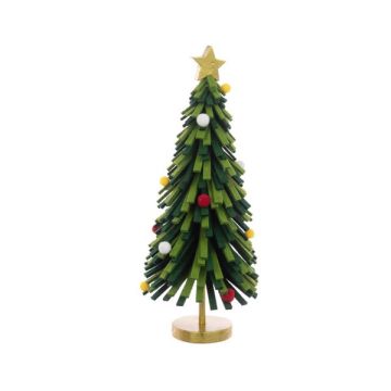 Floralsilk Felt Tree With Baubles 31cm