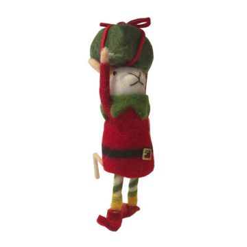 Floralsilk Felt Elf Mouse With Gift Hanger