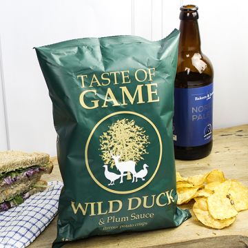 Taste of Game Wild Duck & Plum Sauce Crisps 150g
