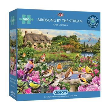 Gibsons Birdsong By The Stream 1000 Piece Puzzle
