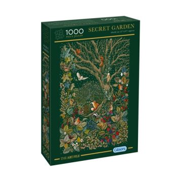 Gibsons The Art File: Secret Garden 1000 Piece Puzzle