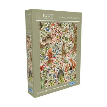 Gibsons The Art File: Woodland Wildlife 1000 Piece Puzzle