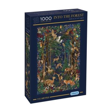 Gibsons The Art File: Into The Forest 1000 Piece Puzzle