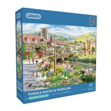 Gibsons Puddle Ducks & Paddling 1000 Piece Puzzle