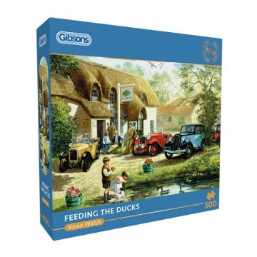 Gibsons Feeding The Ducks 500 Piece Puzzle