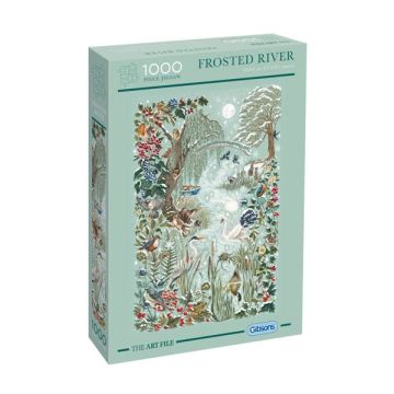 Gibsons The Art File: Frosted River 1000 Piece Puzzle