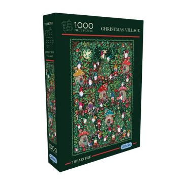 Gibsons The Art File: Christmas Village 1000 Piece Puzzle