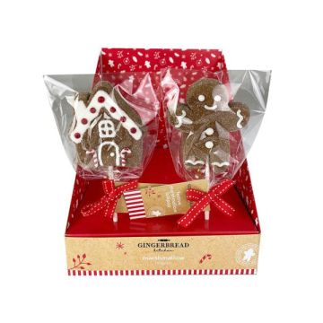 Gingerbread Kitchen Festive Marshmallow Lollipops 45g