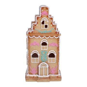 Gisela Graham Ceramic LED Light Up Gingerbread Town House